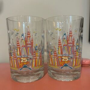 Walt Disney World 25th year anniversary “Remember the Magic” glasses